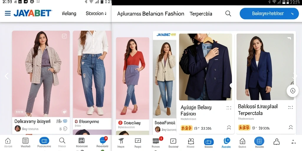 Antarmuka aplikasi JAYABET yang modern dan mudah digunakan.